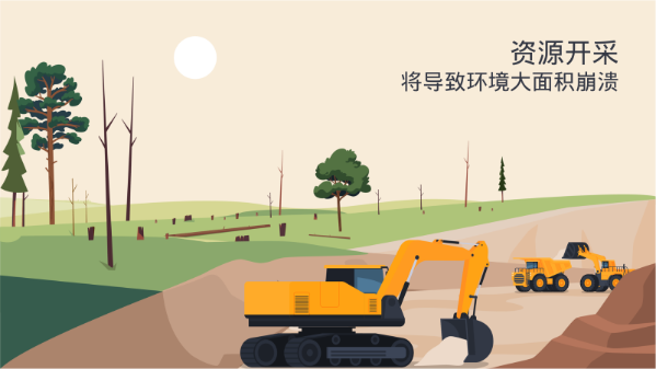 Resource extraction will lead to widespread environmental devastation.